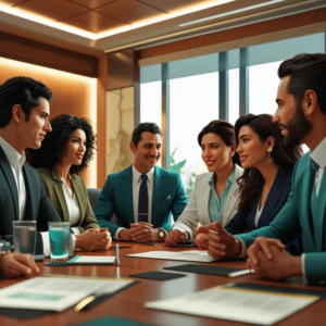 personas Personas en junta